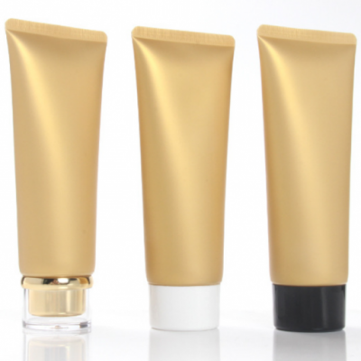 Yellow Soft Cleanser Tube Wholesale Skin Care Face Wash White Plastic Squeeze Soft Cosmetic Tubes Packaging