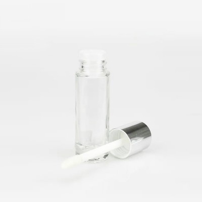 low moq plastic round mini matte rose gold lip gloss tube clear mascara packaging container bottle with brush